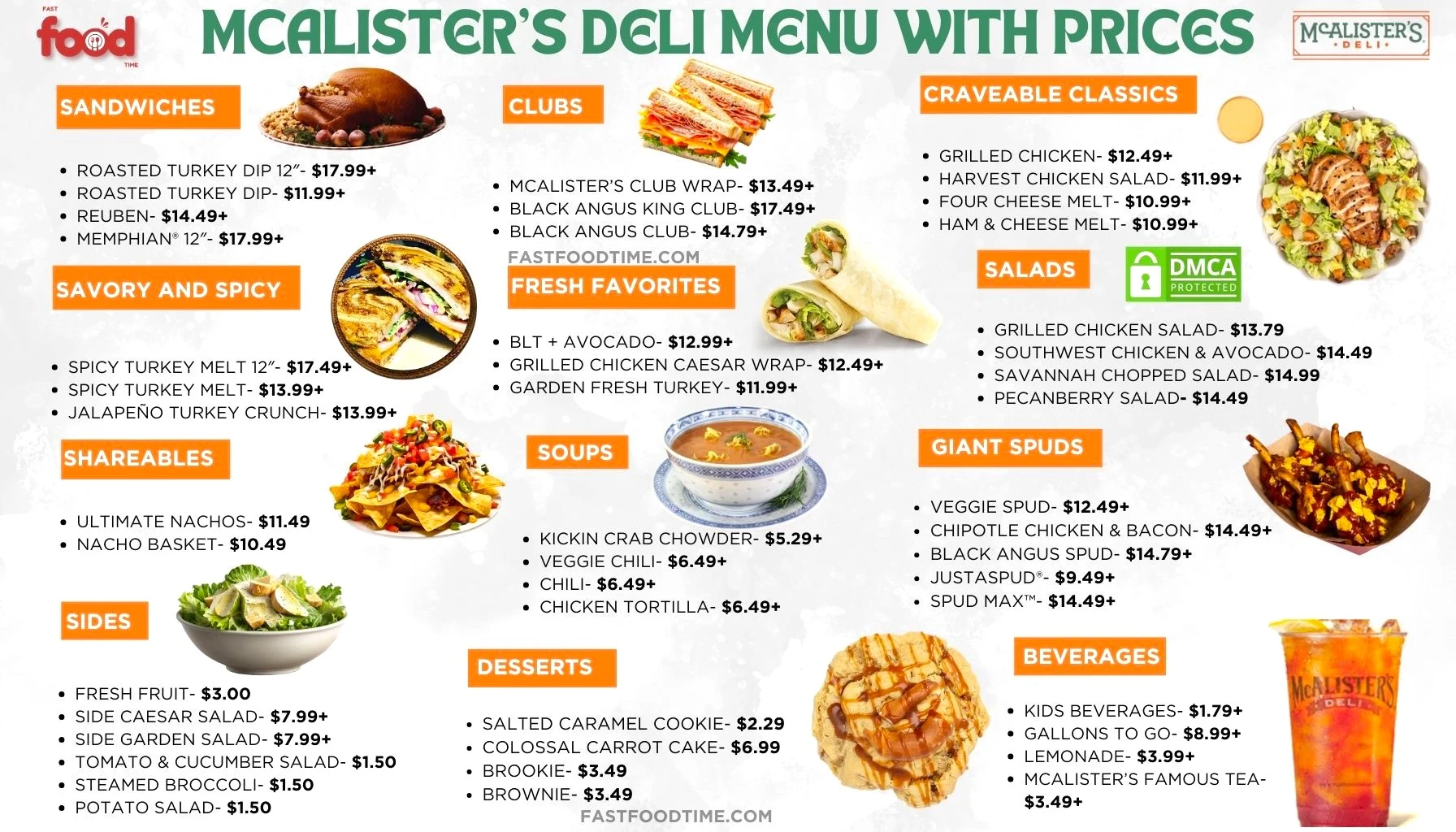 McAlister's Deli Menu With Prices