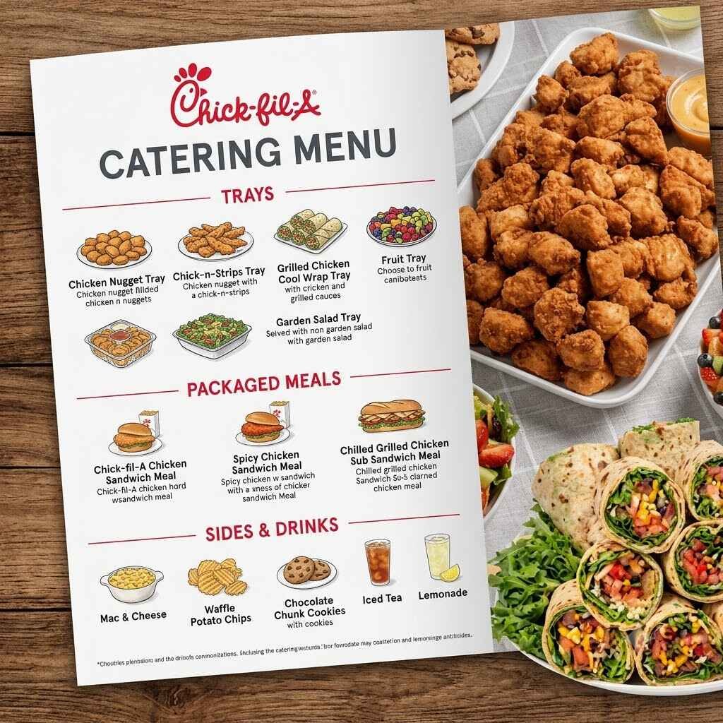 Chick fil a catering Menu