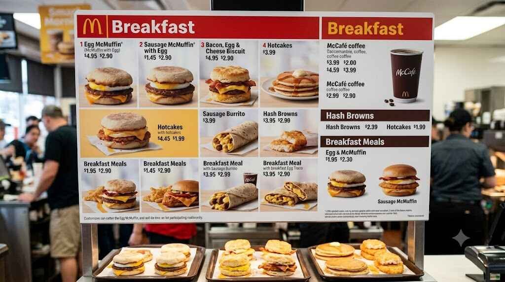Mcdonald's Breakfast Menu